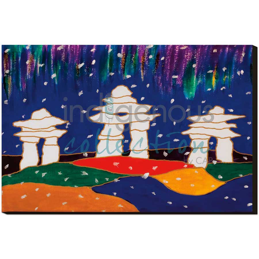 Aurora Guardians by artist Dawn Oman - Denesuline (Chipewyan). Indigenous Collection