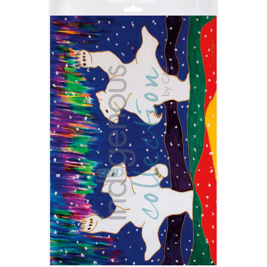 Aurora Dancers by artist Dawn Oman - Denesuline (Chipewyan). Indigenous Collection