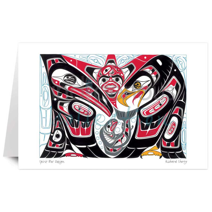 Spirit Box Design by artist Richard Shorty