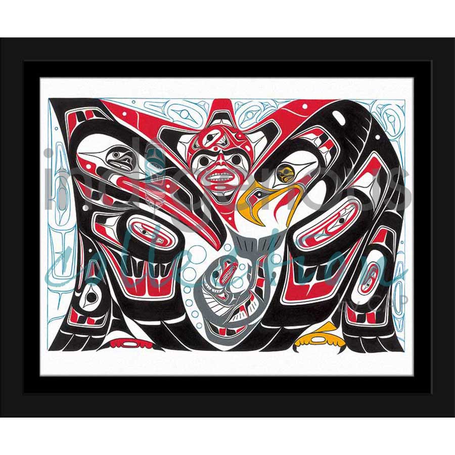 Spirit Box Design by artist Richard Shorty - Northern Tutchone. Indigenous Collection