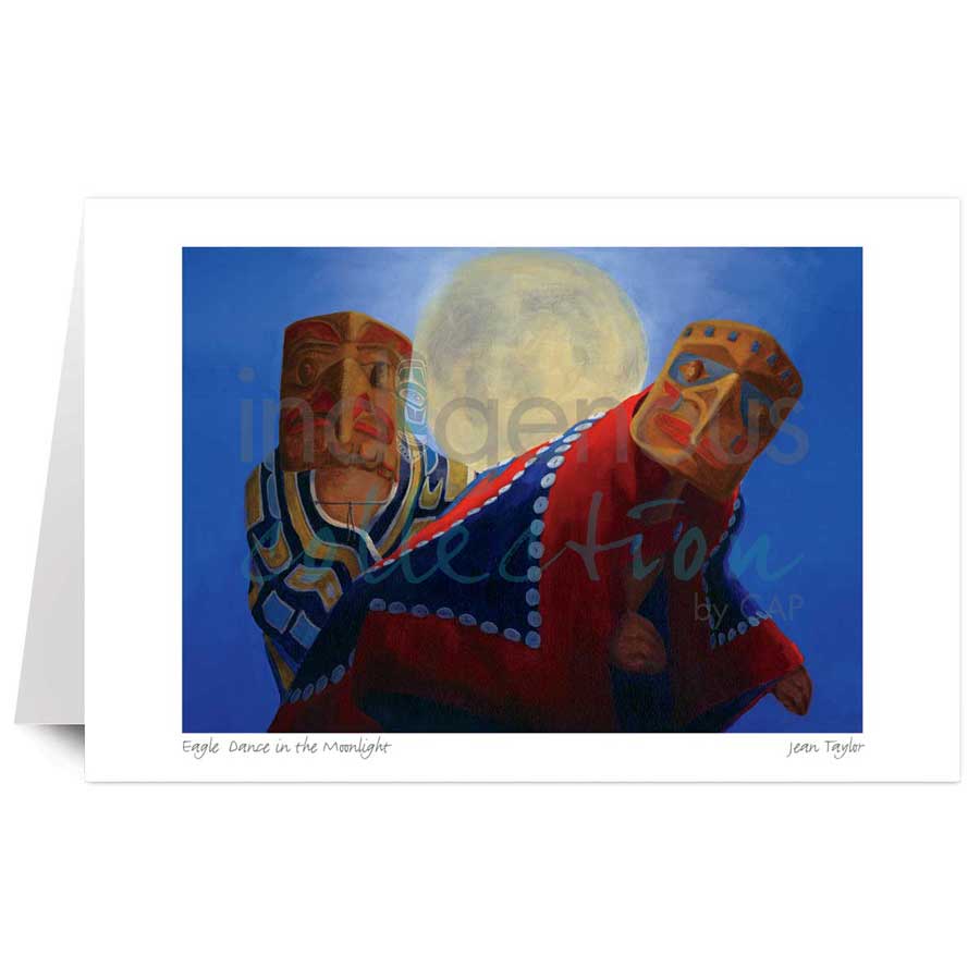 Eagles Dance in the Moonlight by artist Jean Taylor