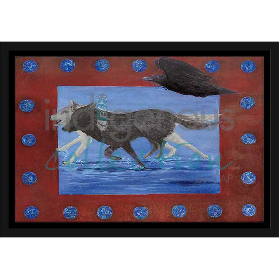 Moving Forward by artist Jean Taylor - Tlingit. Indigenous Collection