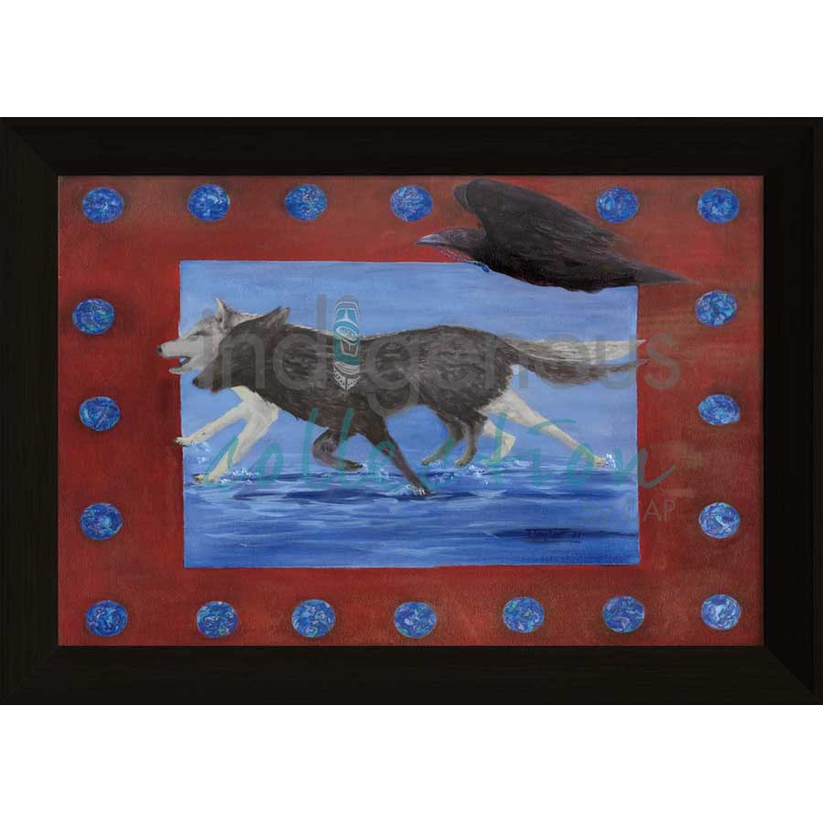 Moving Forward by artist Jean Taylor - Tlingit. Indigenous Collection