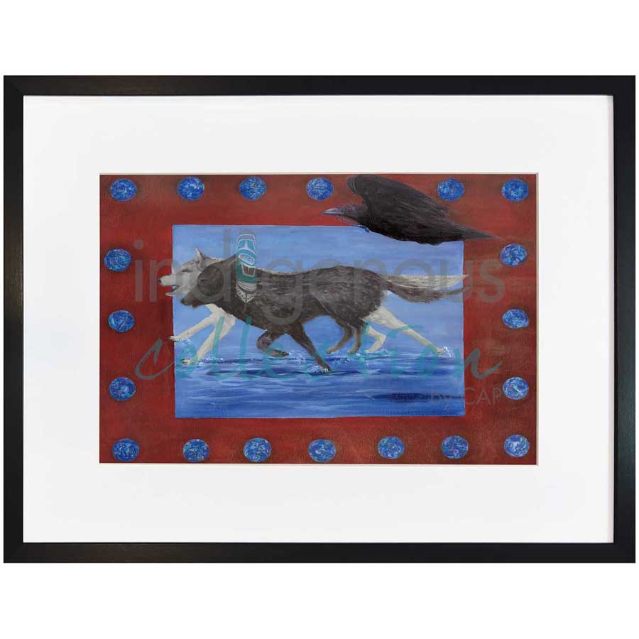 Moving Forward by artist Jean Taylor - Tlingit. Indigenous Collection