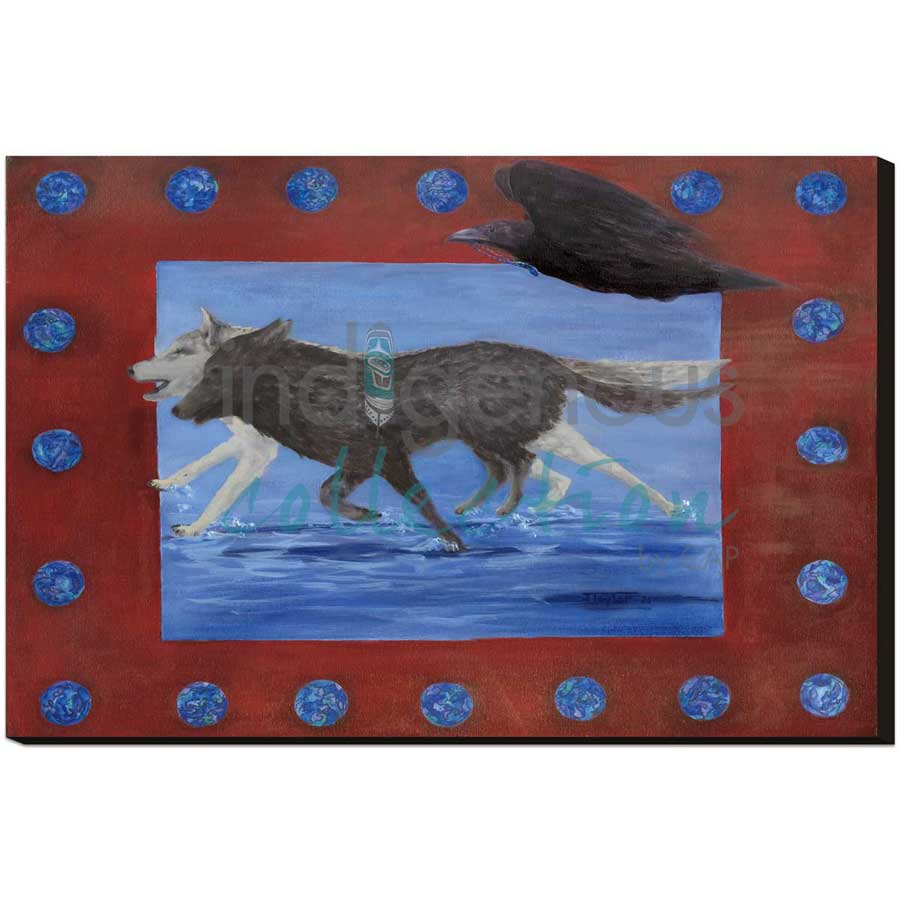 Moving Forward by artist Jean Taylor - Tlingit. Indigenous Collection