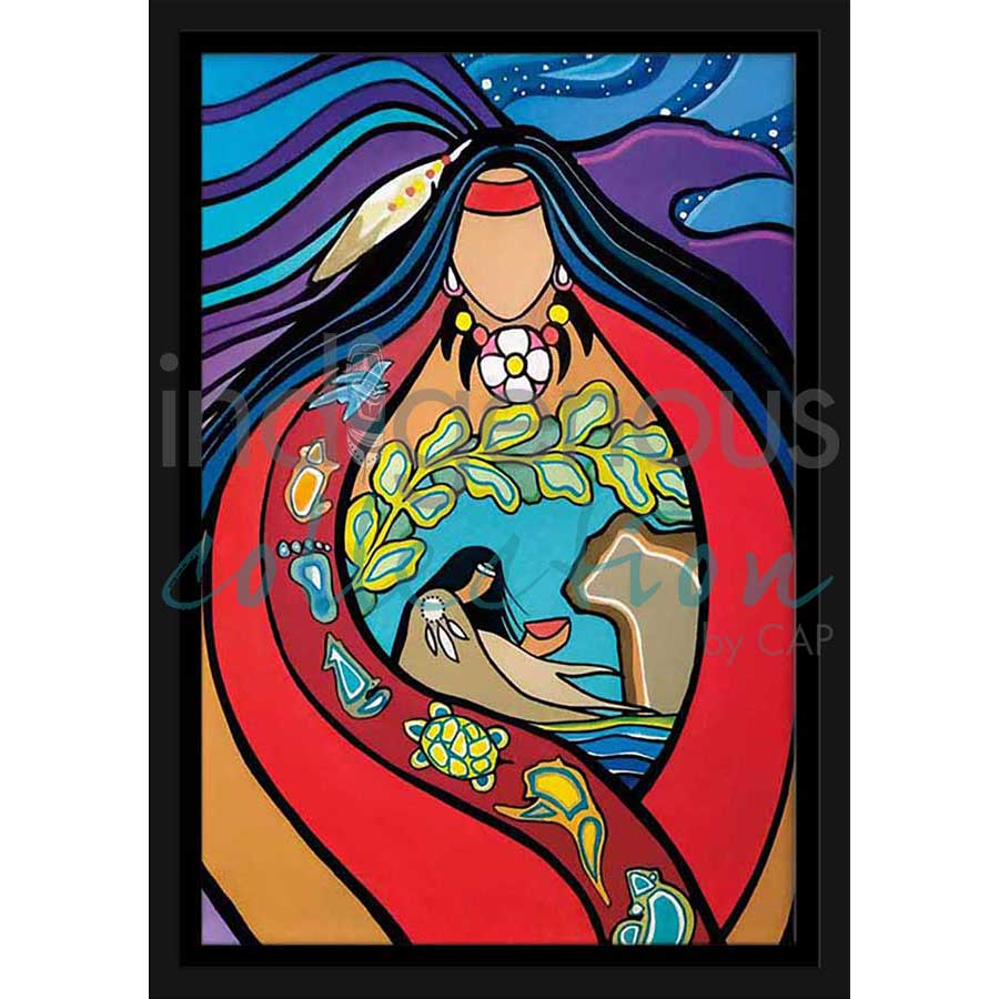 Seven Teachings by artist Pam Cailloux - Huron Heritage. Indigenous Collection