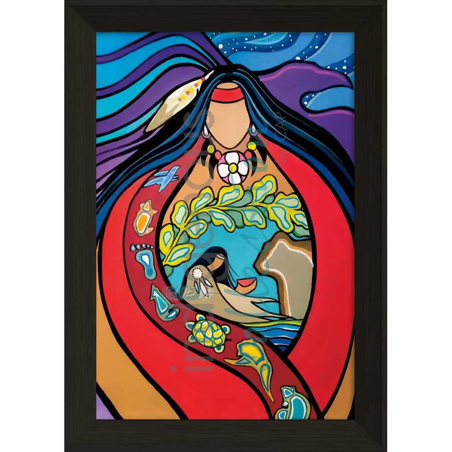 Seven Teachings by artist Pam Cailloux - Huron Heritage. Indigenous Collection