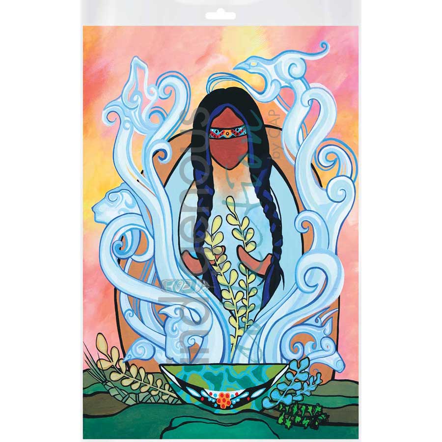 The Power of Healing by artist Pam Cailloux - Huron Heritage. Indigenous Collection