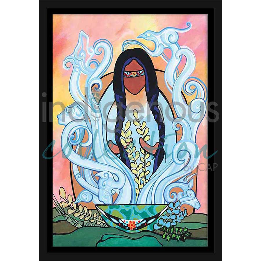 The Power of Healing by artist Pam Cailloux - Huron Heritage. Indigenous Collection