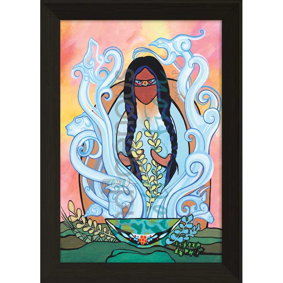The Power of Healing by artist Pam Cailloux - Huron Heritage. Indigenous Collection