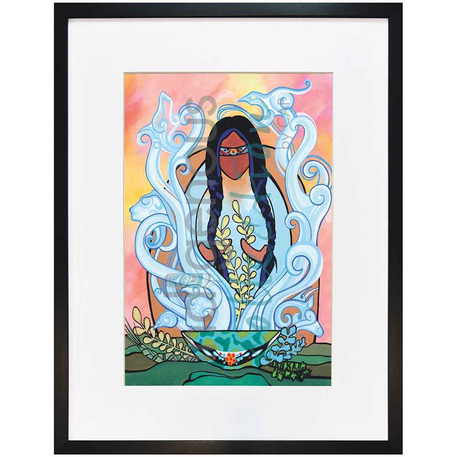 The Power of Healing by artist Pam Cailloux - Huron Heritage. Indigenous Collection