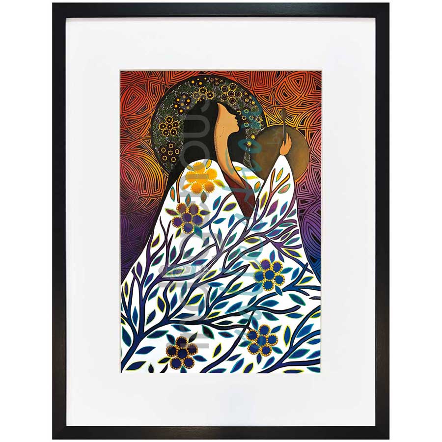 Ancestral Song by artist Betty Albert - Cree. Indigenous Collection