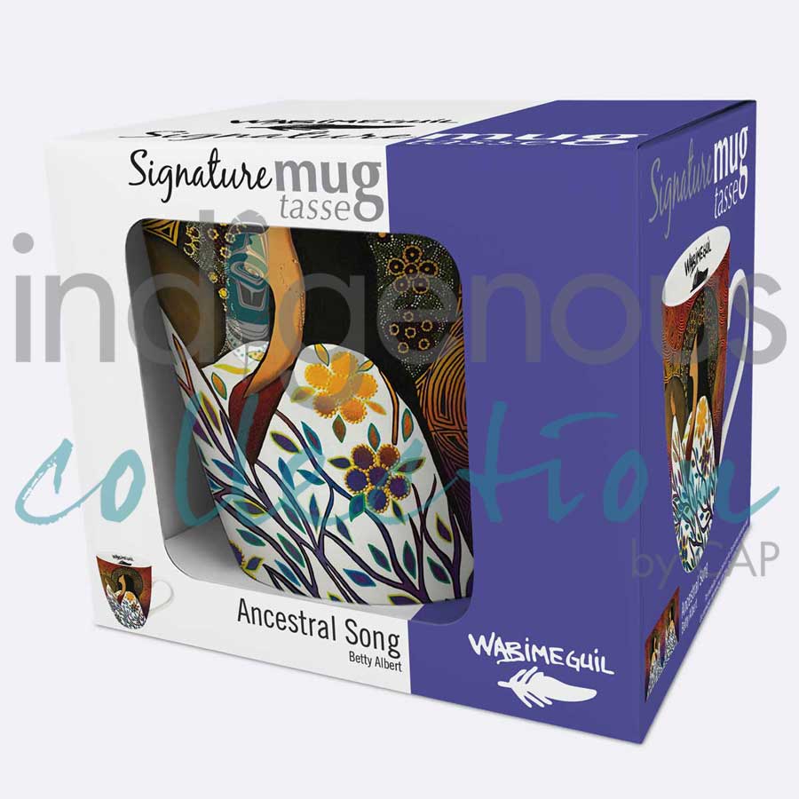 Ancestral Song 18 oz. Signature Mug by artist Betty Albert