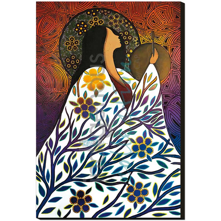 Ancestral Song by artist Betty Albert - Cree. Indigenous Collection