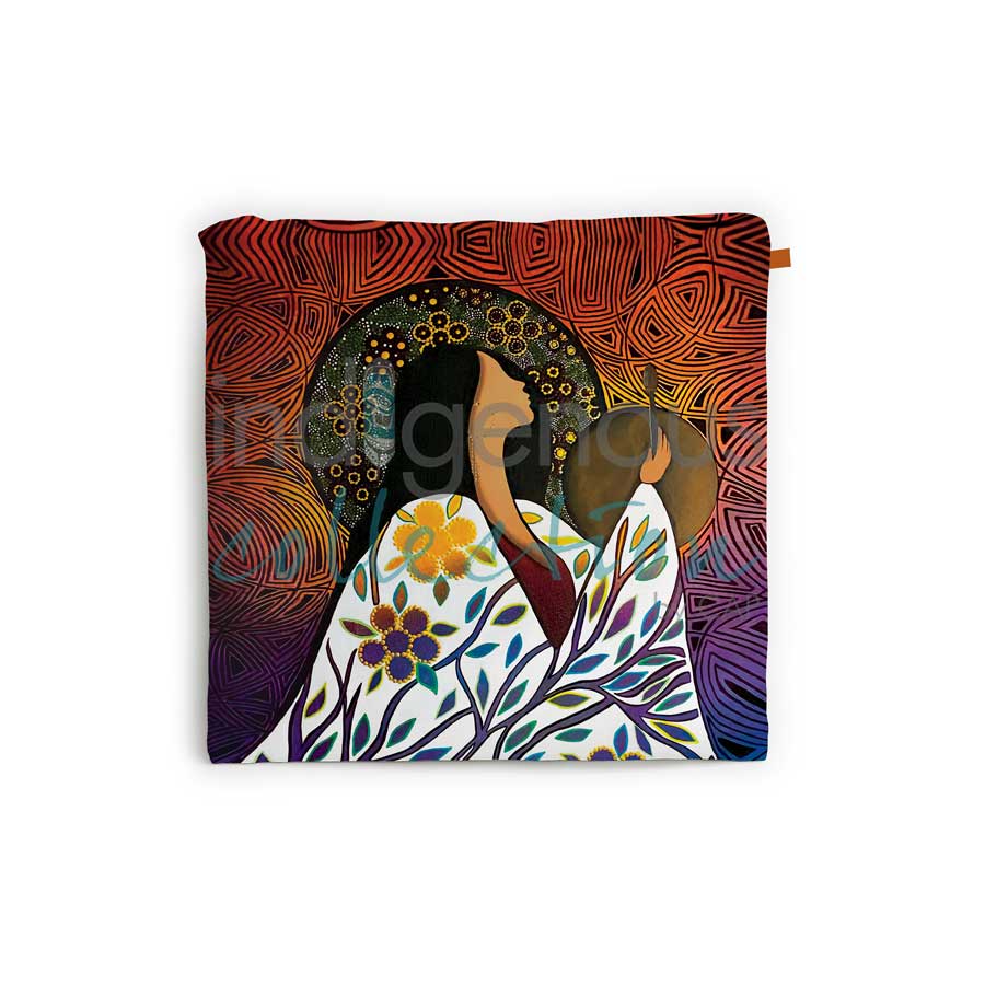 Ancestral Song Reusable Shopping Bag by artist Betty Albert