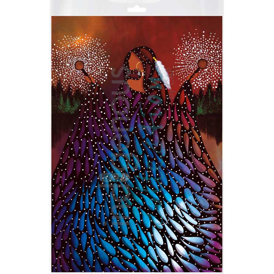 The Rainmaker by artist Betty Albert - Cree. Indigenous Collection