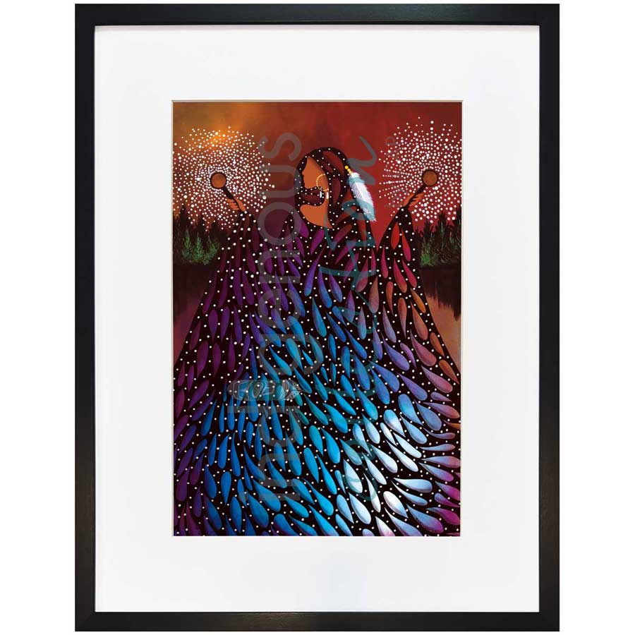 The Rainmaker by artist Betty Albert - Cree. Indigenous Collection