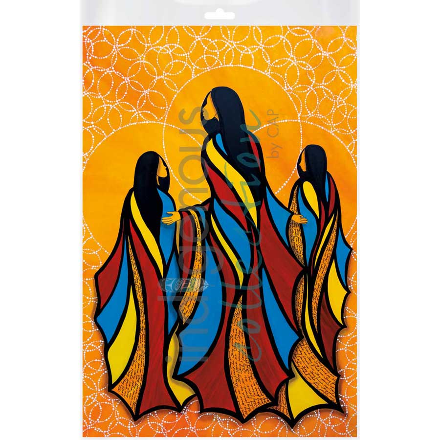 They Found Us by artist Betty Albert - Cree. Indigenous Collection