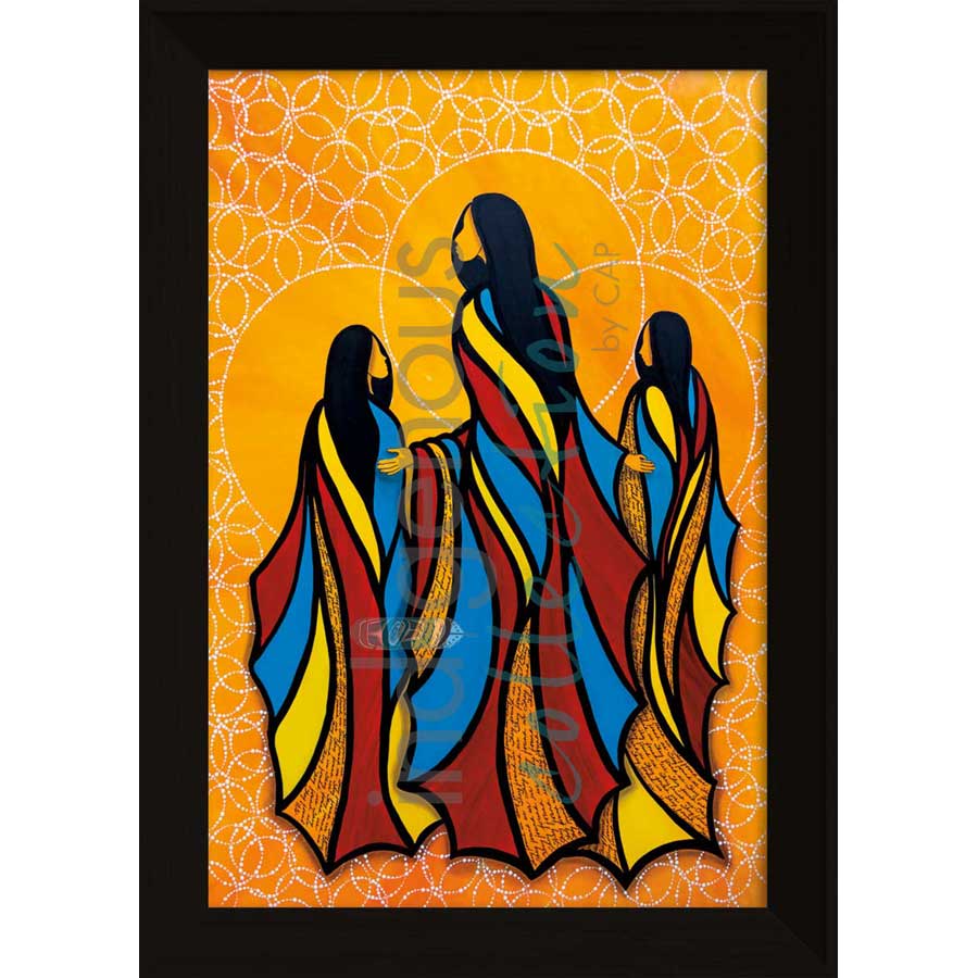 They Found Us by artist Betty Albert - Cree. Indigenous Collection