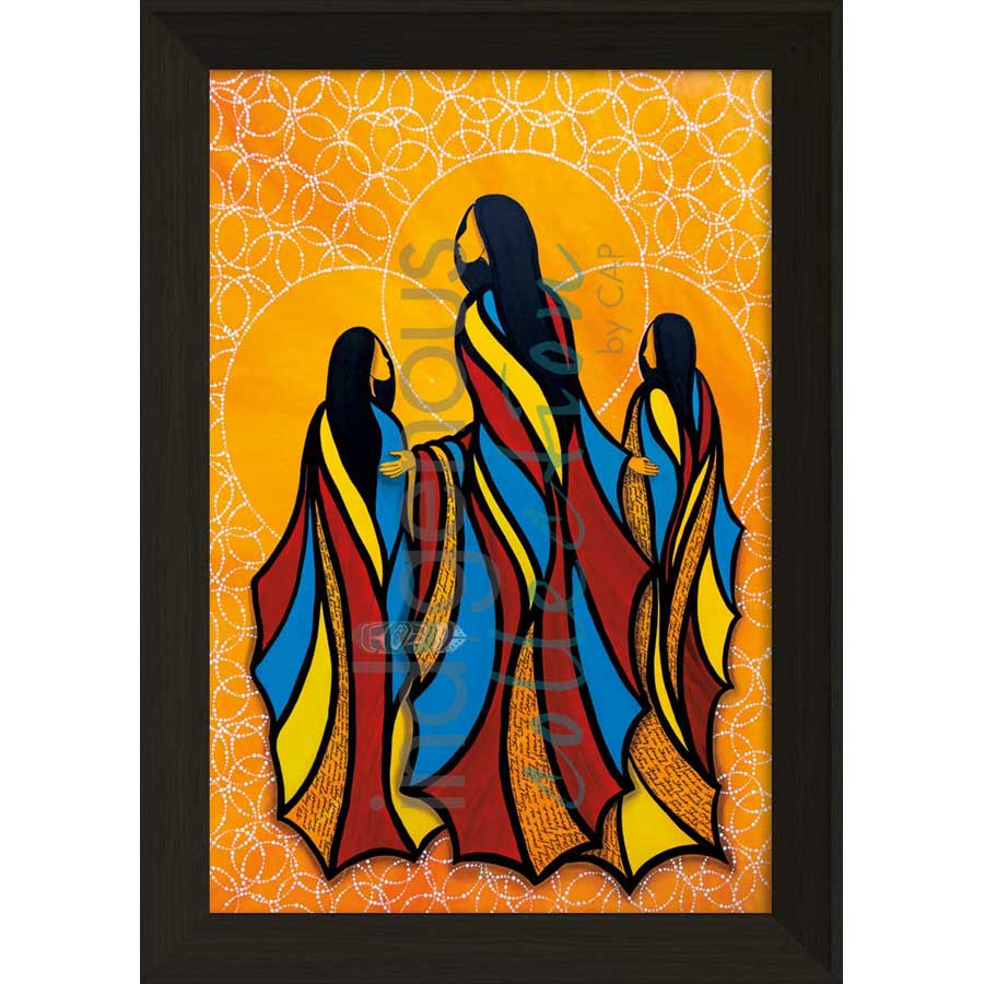 They Found Us by artist Betty Albert - Cree. Indigenous Collection