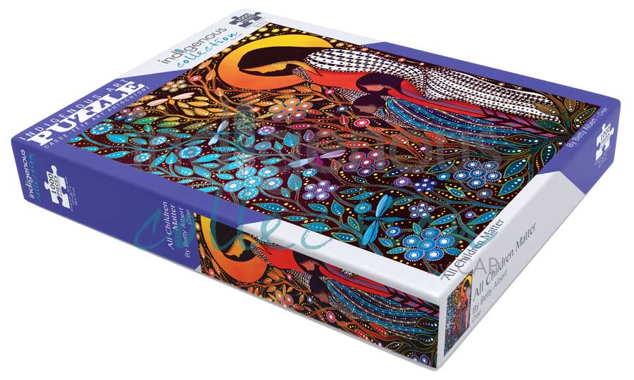 All Children Matter Puzzle - 1000 Pcs by artist Betty Albert. Indigenous Collection.
