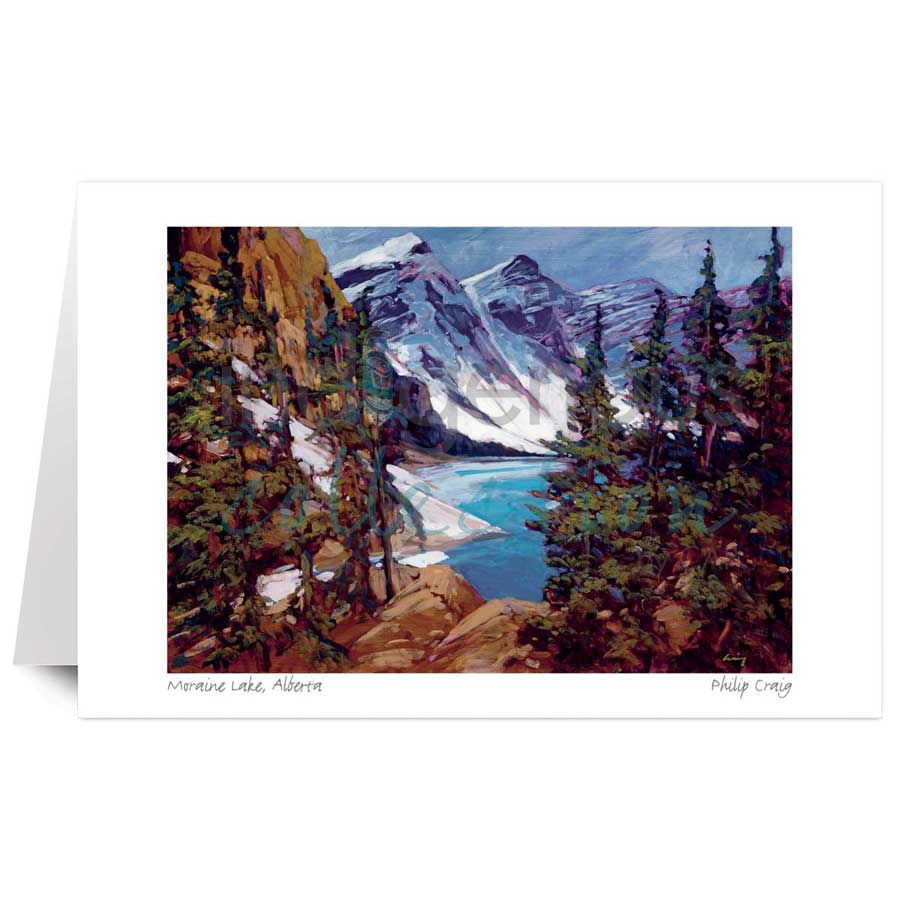 Moraine Lake, Alberta by artist Philip Craig