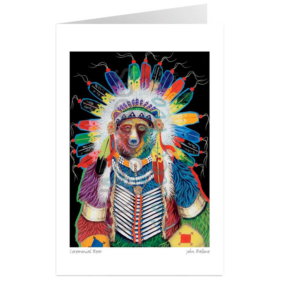 Ceremonial Bear by artist John Balloue
