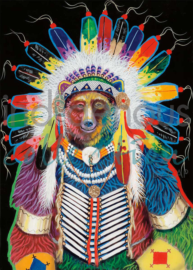 Ceremonial Bear by artist John Balloue