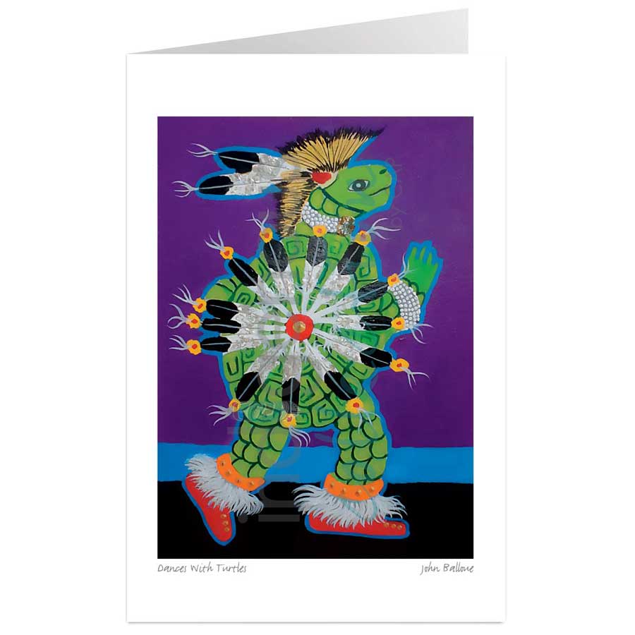 Dances With Turtles by artist John Balloue