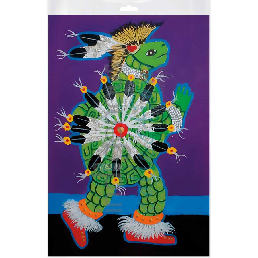 Dances With Turtles by artist John Balloue - Cherokee. Indigenous Collection