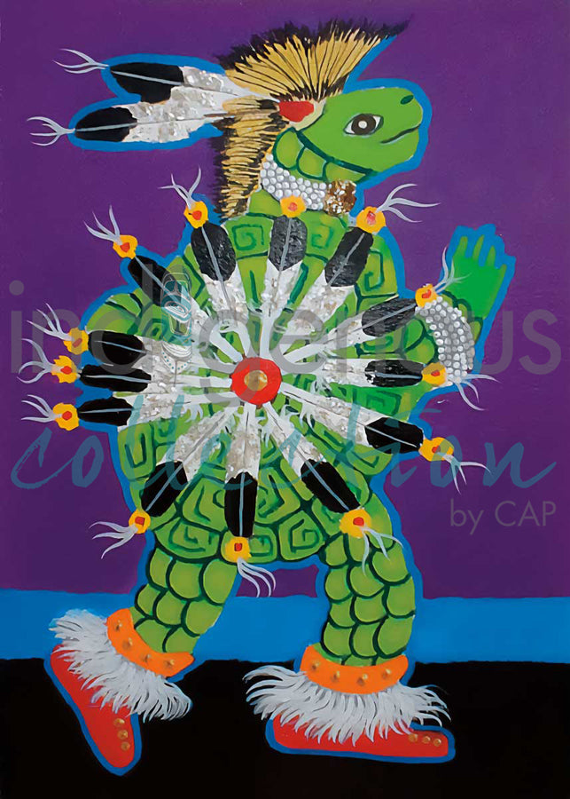 Dances With Turtles by artist John Balloue
