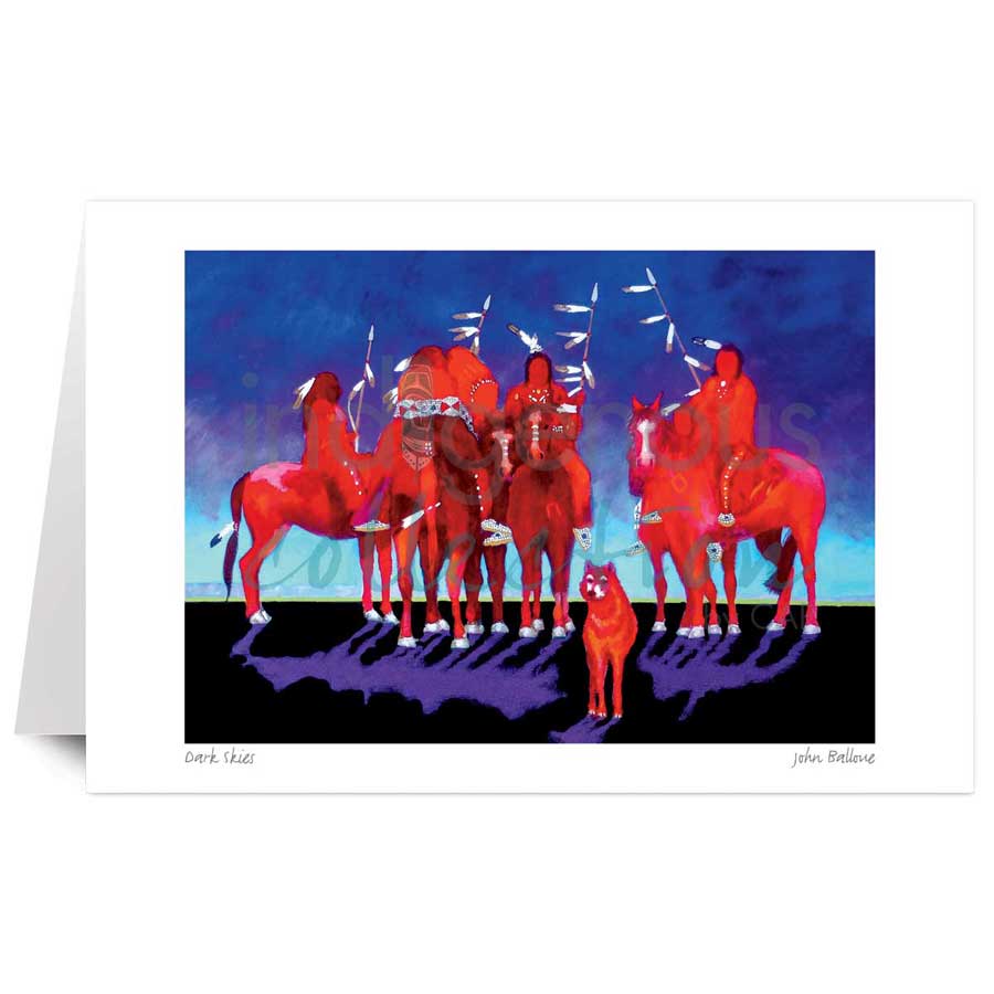 Dark Skies by artist John Balloue