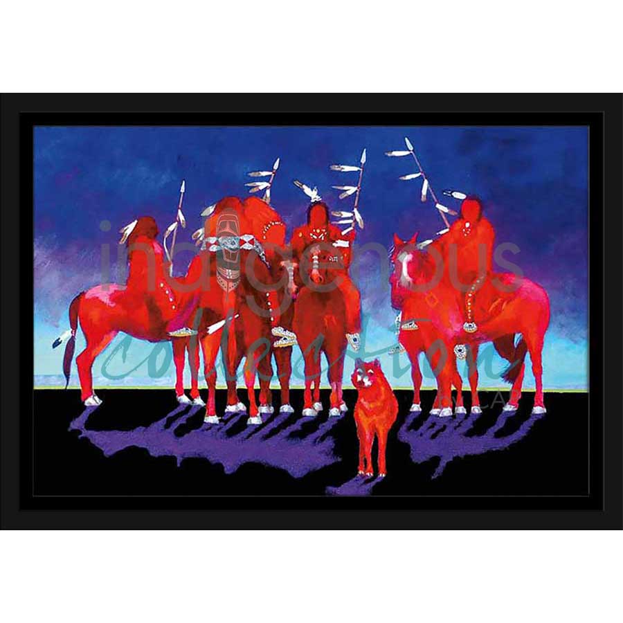 Dark Skies by artist John Balloue - Cherokee. Indigenous Collection