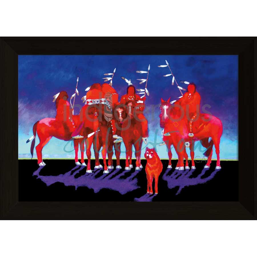 Dark Skies by artist John Balloue - Cherokee. Indigenous Collection