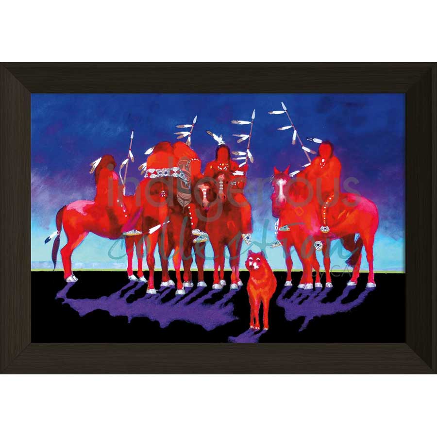 Dark Skies by artist John Balloue - Cherokee. Indigenous Collection
