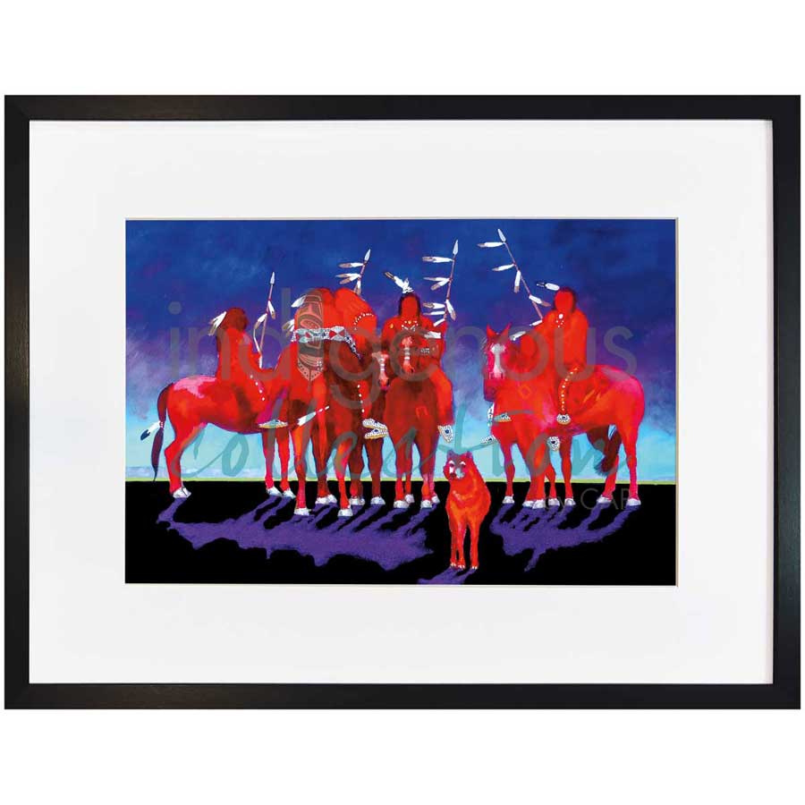 Dark Skies by artist John Balloue - Cherokee. Indigenous Collection