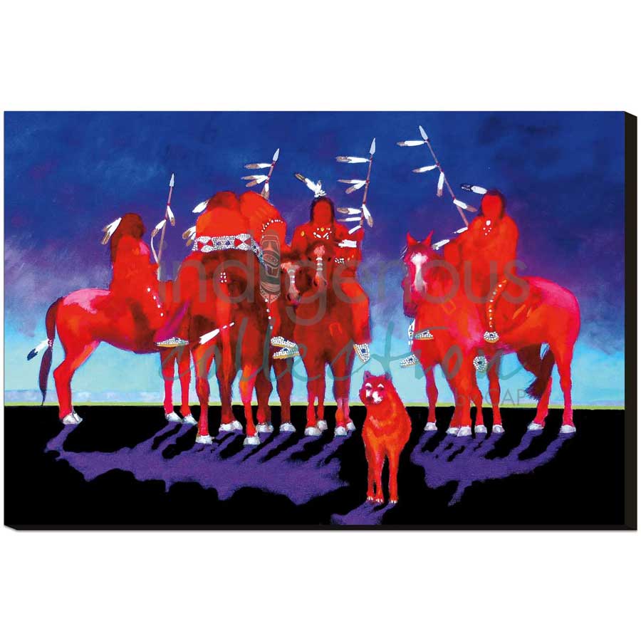 Dark Skies by artist John Balloue - Cherokee. Indigenous Collection
