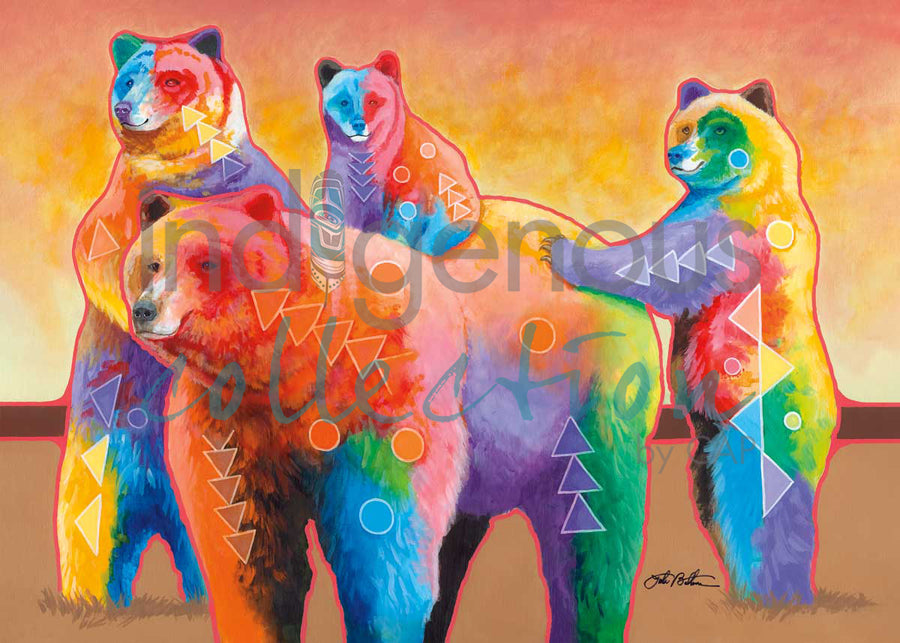 Family Outing by artist John Balloue