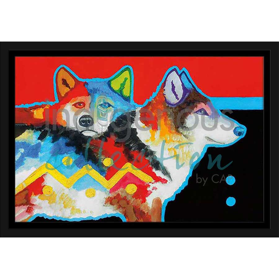 Lean On Me by artist John Balloue - Cherokee. Indigenous Collection