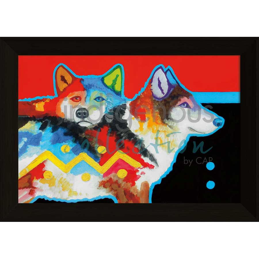 Lean On Me by artist John Balloue - Cherokee. Indigenous Collection