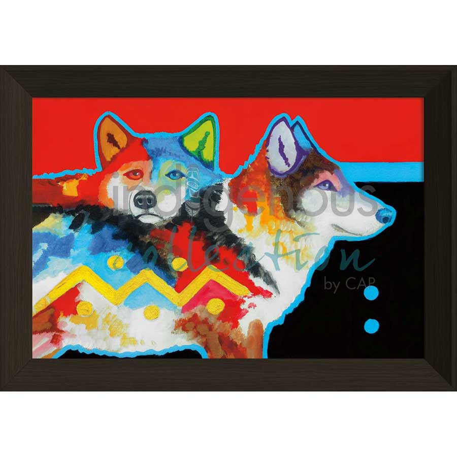 Lean On Me by artist John Balloue - Cherokee. Indigenous Collection