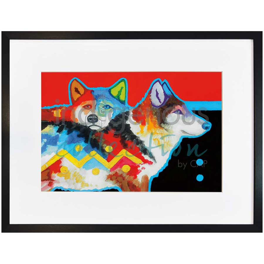 Lean On Me by artist John Balloue - Cherokee. Indigenous Collection