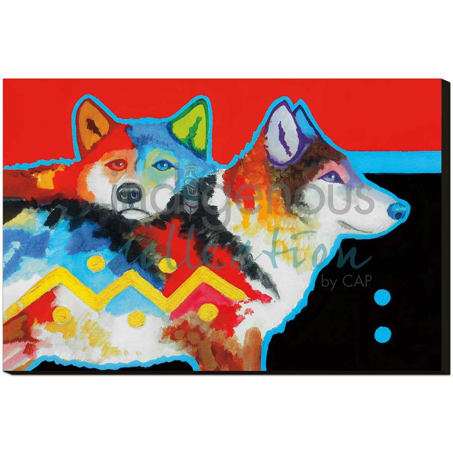 Lean On Me by artist John Balloue - Cherokee. Indigenous Collection