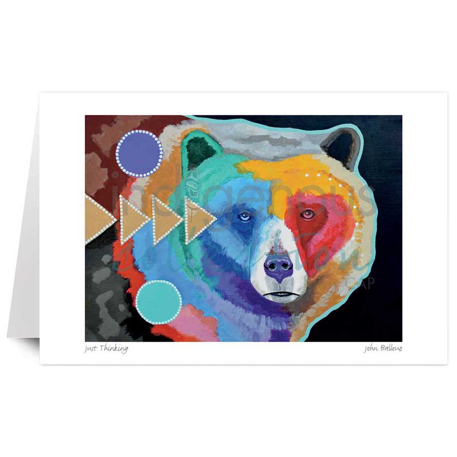 Just Thinking by artist John Balloue