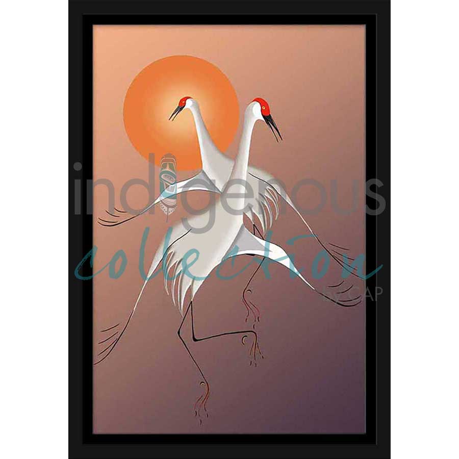 Dusk Dance by artist Rick Beaver - Ojibway. Indigenous Collection