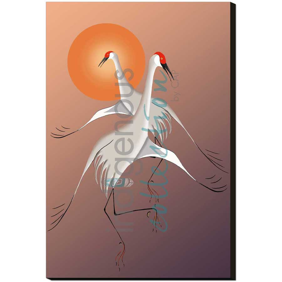 Dusk Dance by artist Rick Beaver - Ojibway. Indigenous Collection