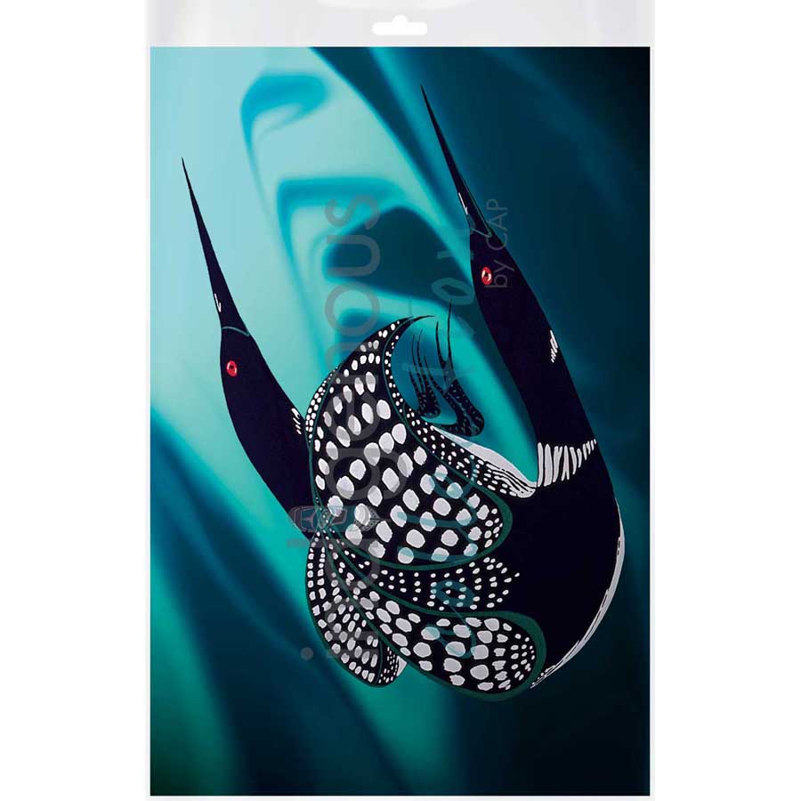 Loon Realm by artist Rick Beaver - Ojibway. Indigenous Collection