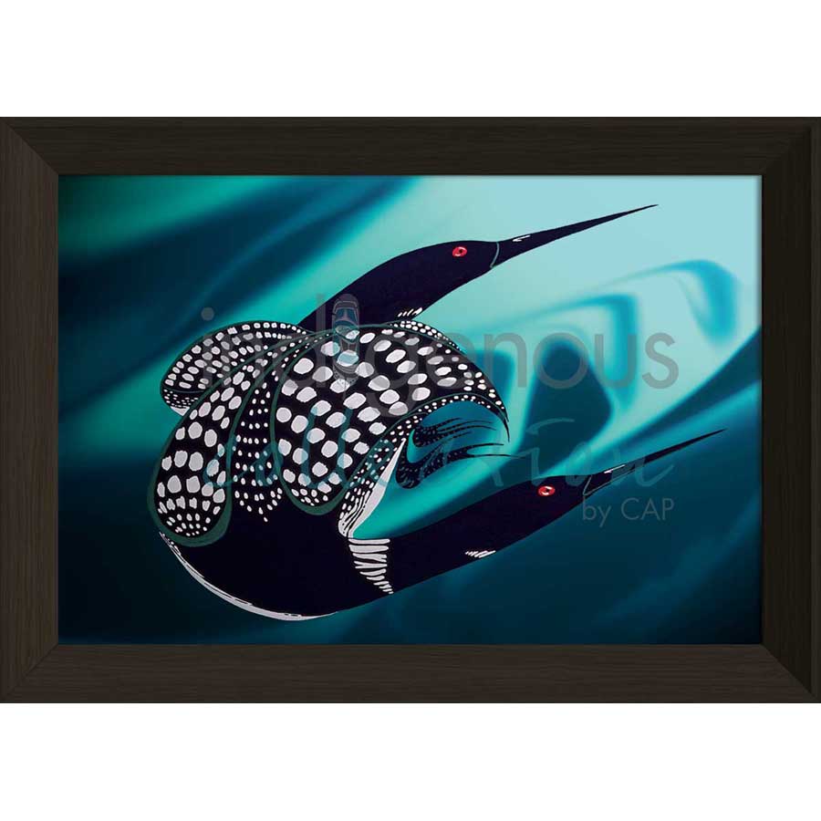 Loon Realm by artist Rick Beaver - Ojibway. Indigenous Collection