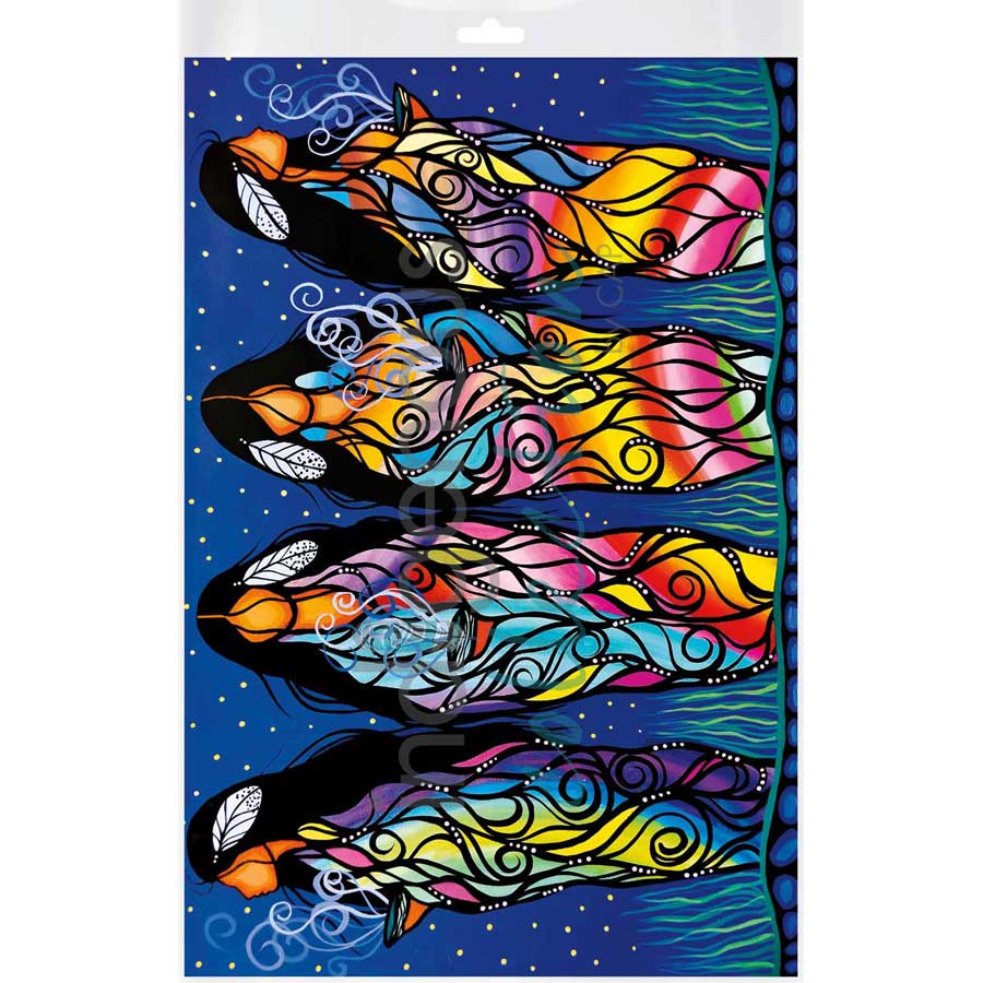 Bringing Good Medicine by artist Jackie Traverse - Anishinaabe. Indigenous Collection