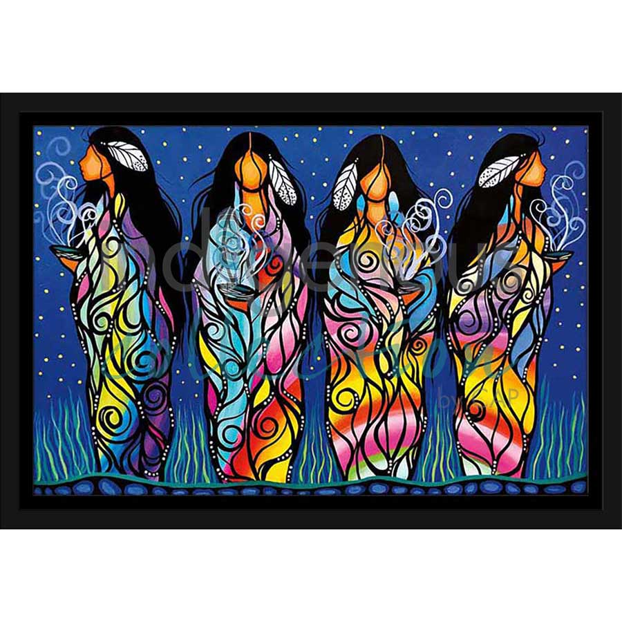 Bringing Good Medicine by artist Jackie Traverse - Anishinaabe. Indigenous Collection